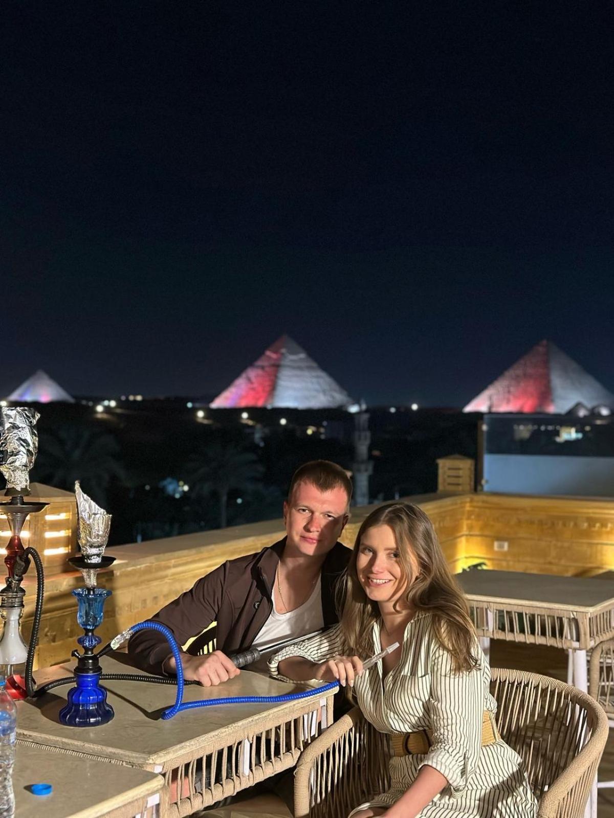 Taj Pyramids View Inn Kafret el-Gabal Exterior foto